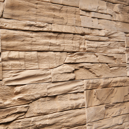 Мадрид — декоративный гипсовый камень для внутренней отделки, фактура Скала, сланец